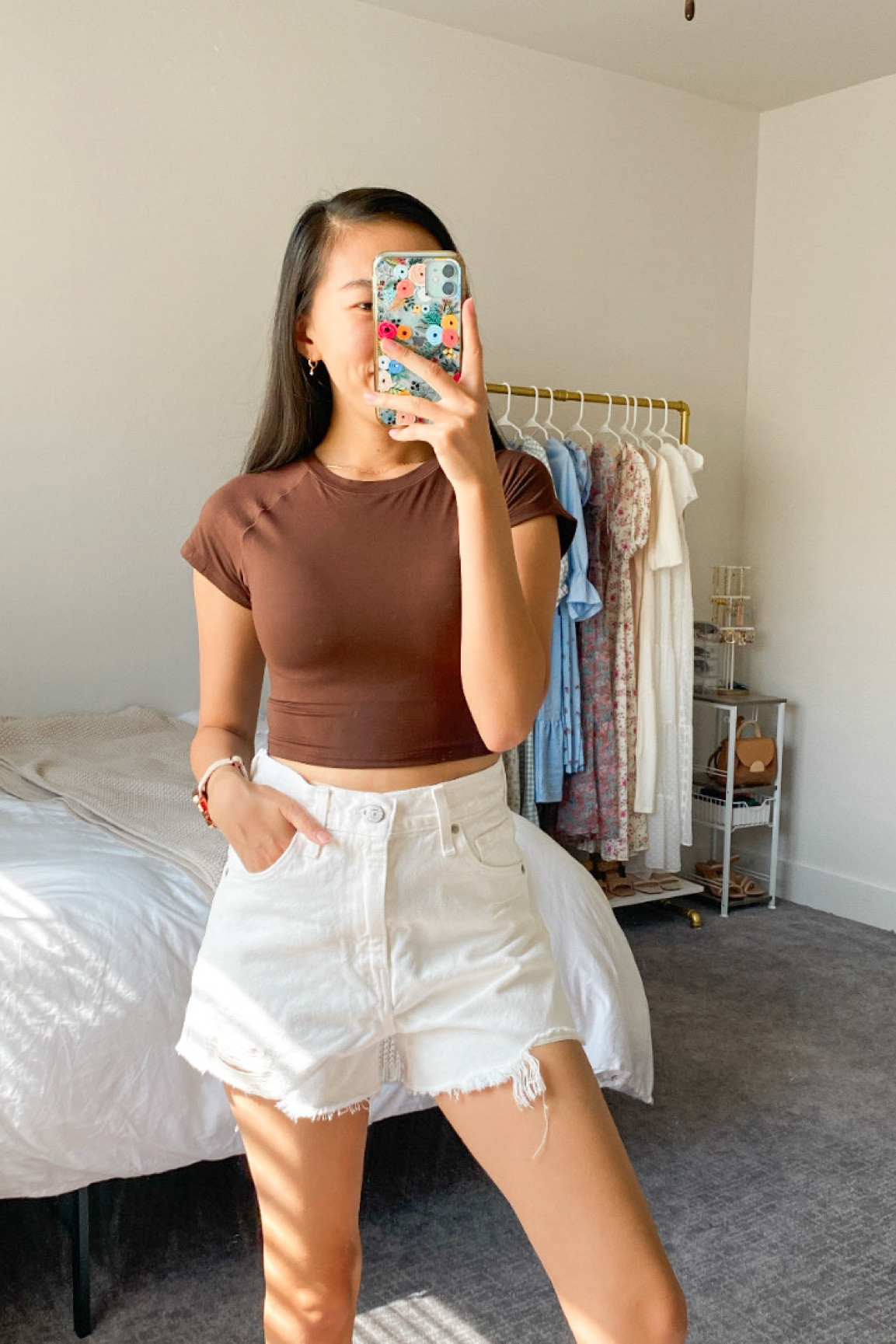 Top (small), shorts (25), Amazon outfit, white shorts, Levi’s shorts, amazon fashion, seamless tee, amazon basics 

#LTKunder50 #LTKstyletip #LTKSeasonal