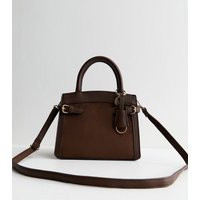 Dark Brown Faux Suede Tote Bag New Look | New Look (UK)