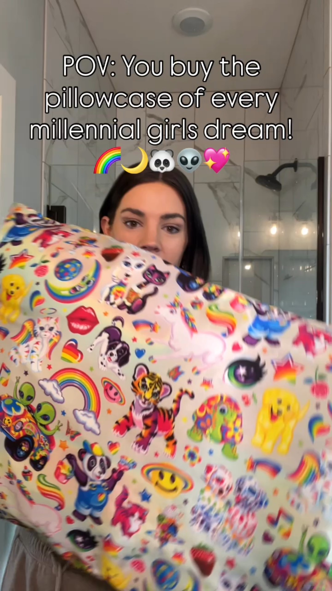 Calling all millennials!!!! How CUTE are these Lisa Frank pillow cases from kitsch?!? I am screaming!!! On sale now for under $20! 

#LTKSaleAlert #LTKselfcare #LTKmorningroutine