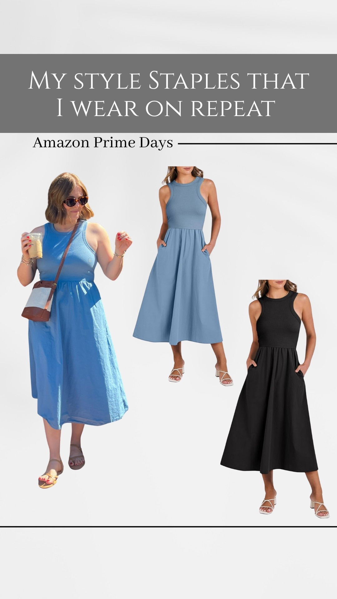 Amazon prime deals // my go-to dress when I want to be comfy + elevated. I have this dress in 4 colors! Wearing L (tts)

#LTKSaleAlert #LTKFindsUnder50 #LTKMidsize