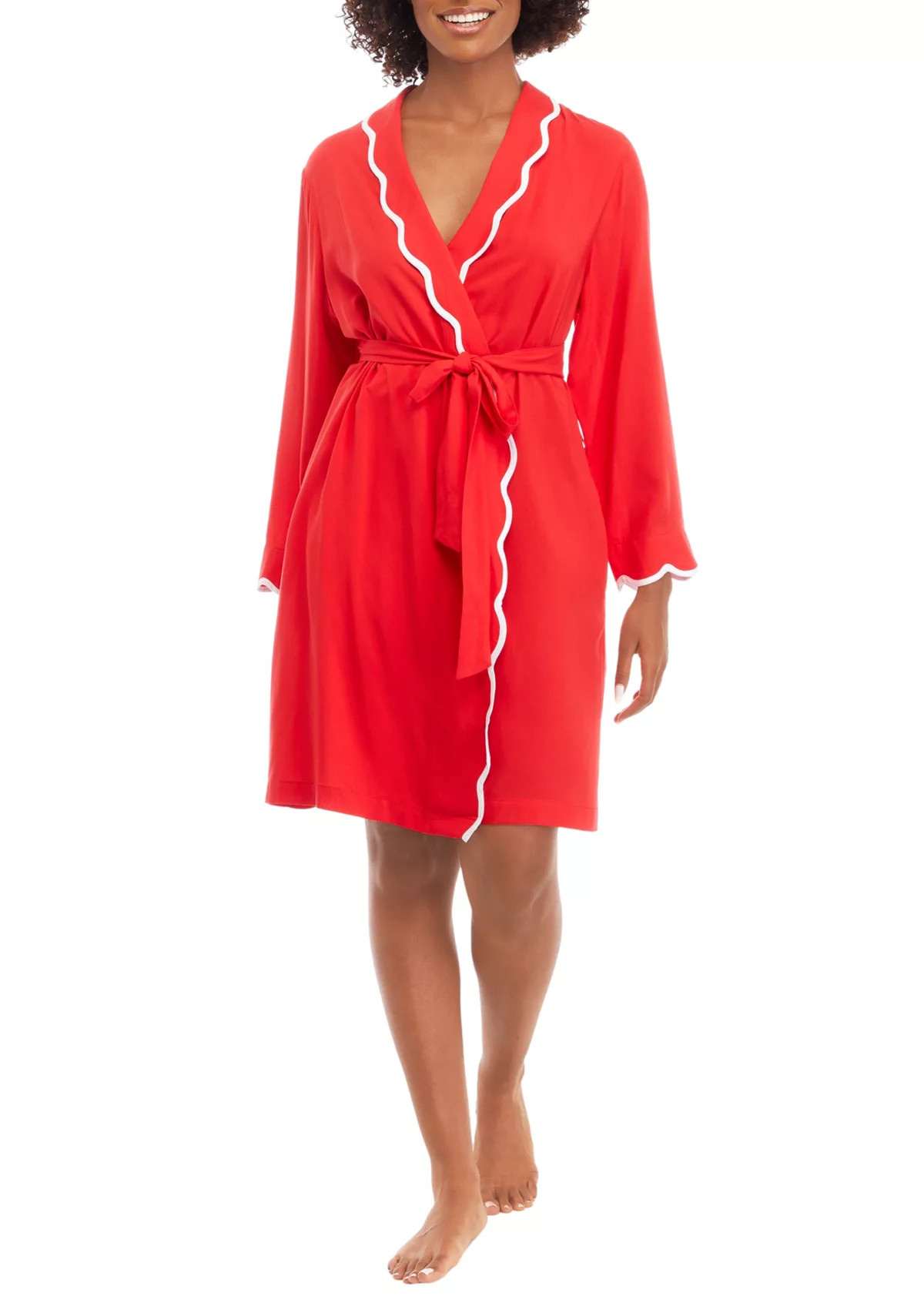 Scalloped Robe | Belk