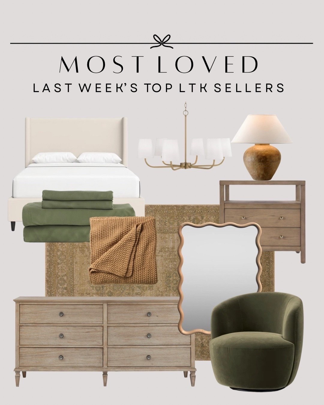 You guys loved these finds last week 🤎
From the olive bedding to that scalloped mirror, everything about this roundup feels warm, layered, and cozy for fall. So many of these pieces are still on sale too!

#LTKMostLoved #CozyBedroom #ModernOrganicHome


#LTKHome #LTKSaleAlert