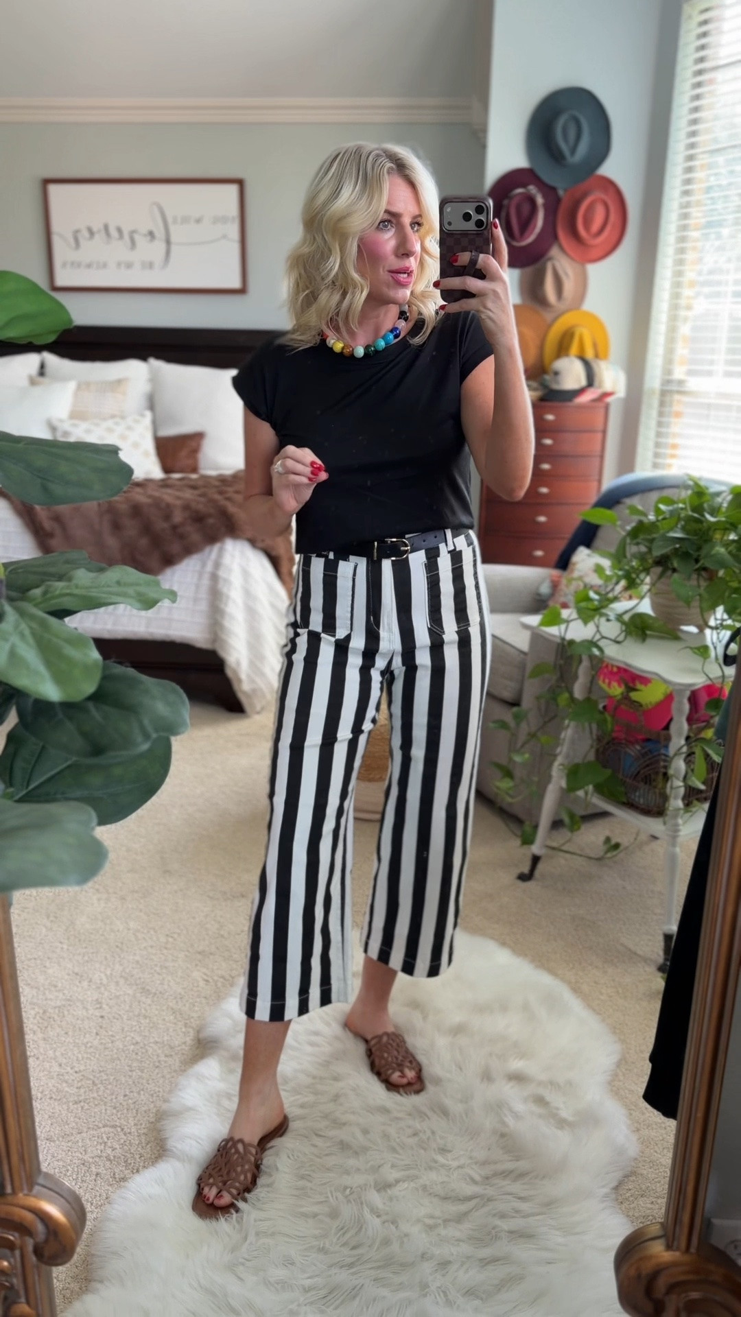 Easiest and comfiest elevated basic tee under $10 for some colors 
Fits tts and wearing a small
Great length and can be dressed up or down

#LTKootd #LTKOver40 #LTKSaleAlert