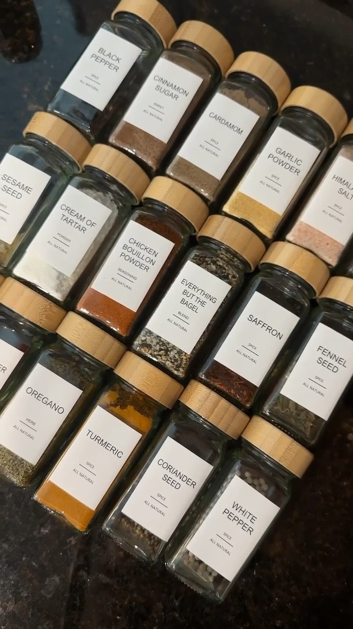 Organizing my spice jar with these bottles with labels from Amazon!

#LTKHome #LTKFindsUnder50 #LTKSaleAlert