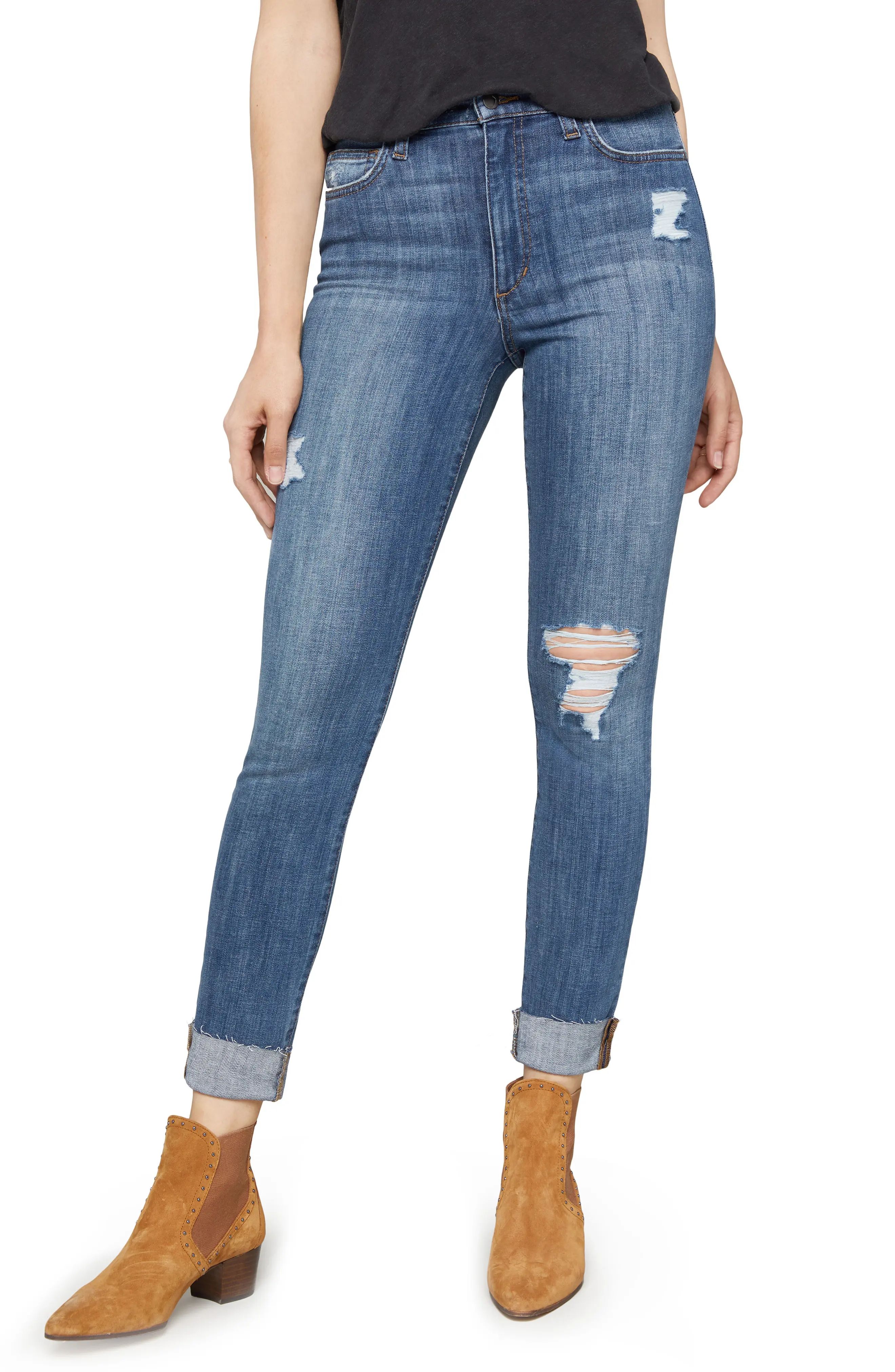 Women's Joe's Charlie Crop Ripped Skinny Jeans | Nordstrom