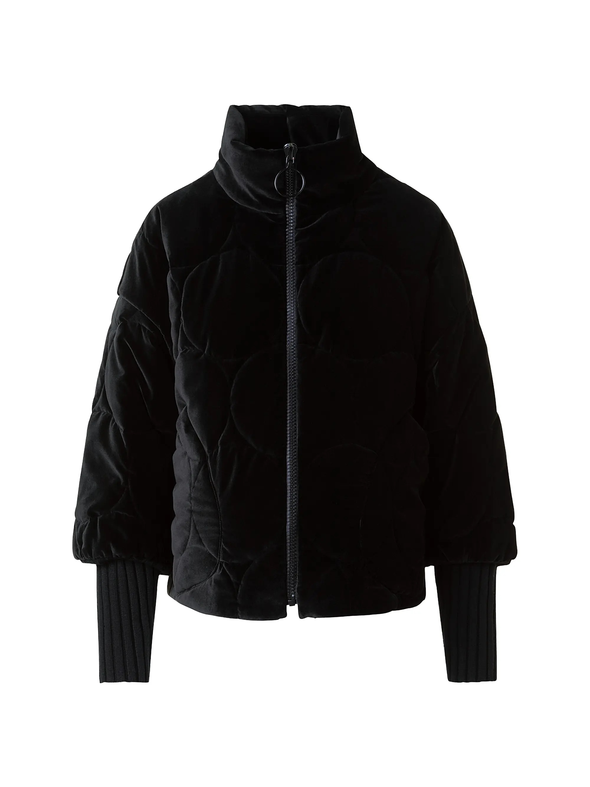 Quilted Velvet Zip-Up Jacket | Saks Fifth Avenue