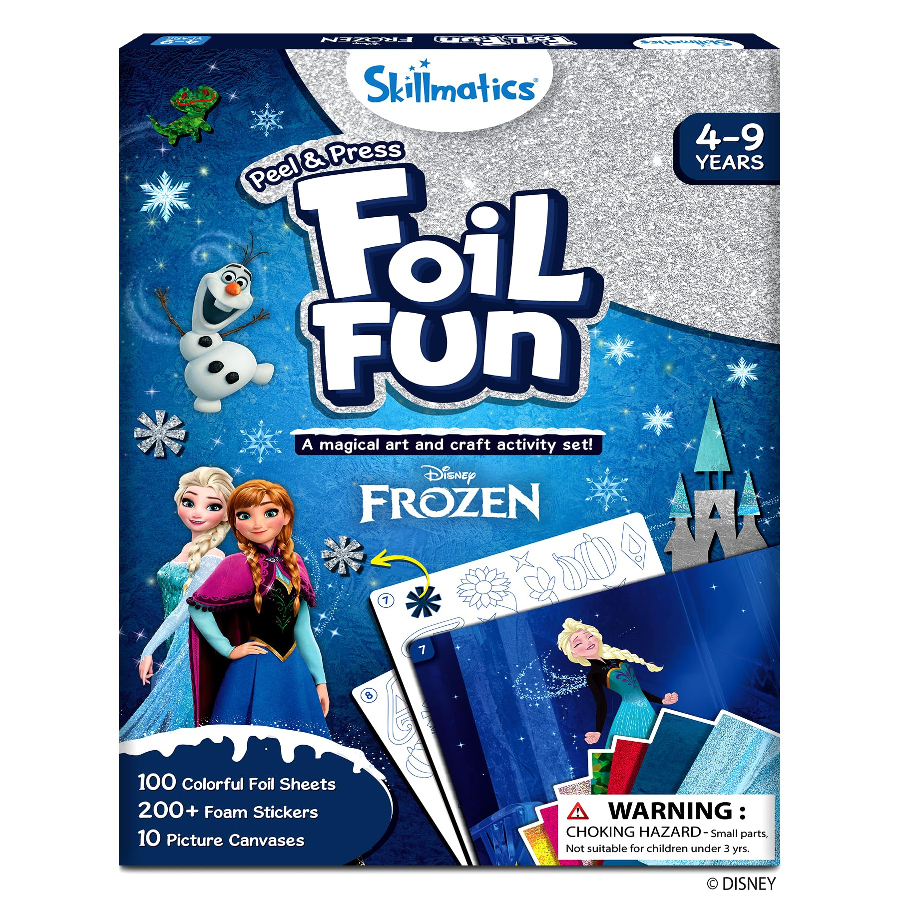 Skillmatics Foil Fun - Disney Frozen, Mess-Free Art for Kids, Craft Kits & Supplies, DIY Creative Activity, Travel Toys, Gifts for Fans of Elsa, Anna, Olaff, Girls, Boys, Ages 4, 5, 6, 7, 8, 9 | Amazon (US)