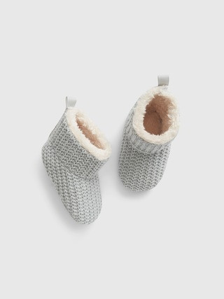 Baby Sherpa-Lined Booties | Gap (US)