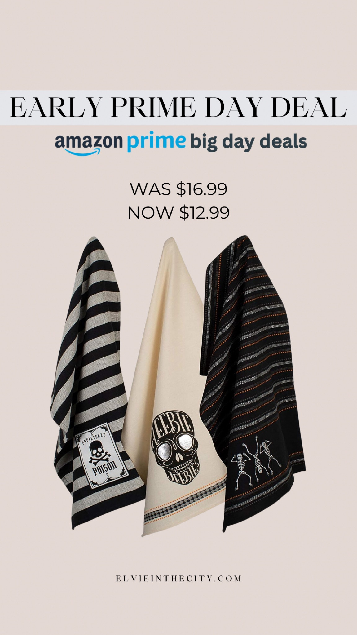 This three pack of Halloween dish towels is 25% off during Amazon’s early Prime Day deals.

Halloween decor, kitchen decor, Halloween decorations, Halloween towels 

#LTKxPrimeDay #LTKStyleTip #LTKHalloween