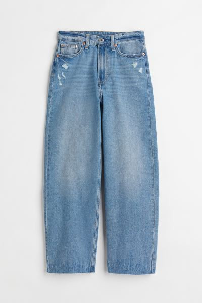 Loose Straight High Jeans | H&M (UK, MY, IN, SG, PH, TW, HK)