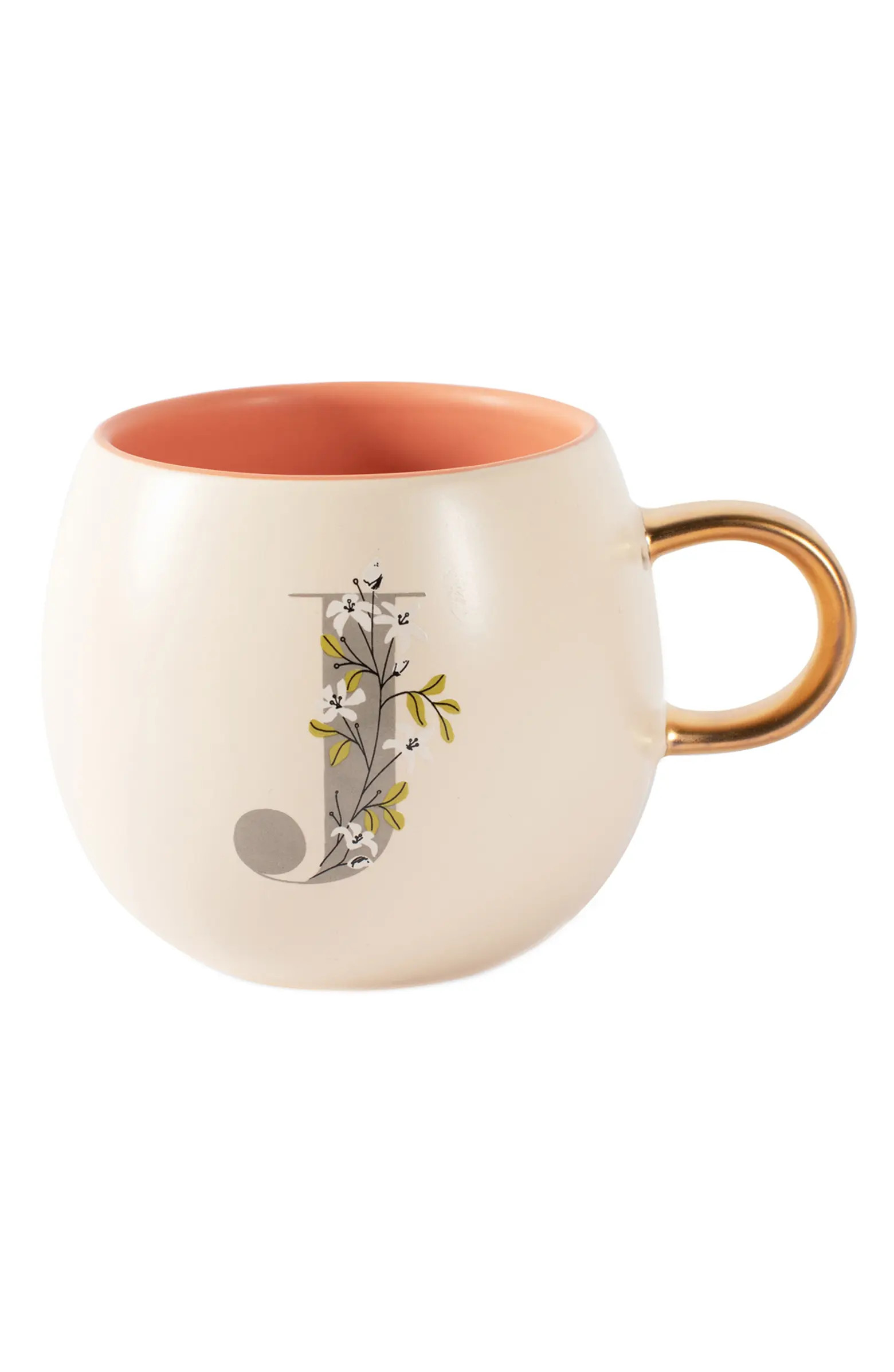 Fringe Studio Floral Monogram Mug | Nordstrom | Nordstrom