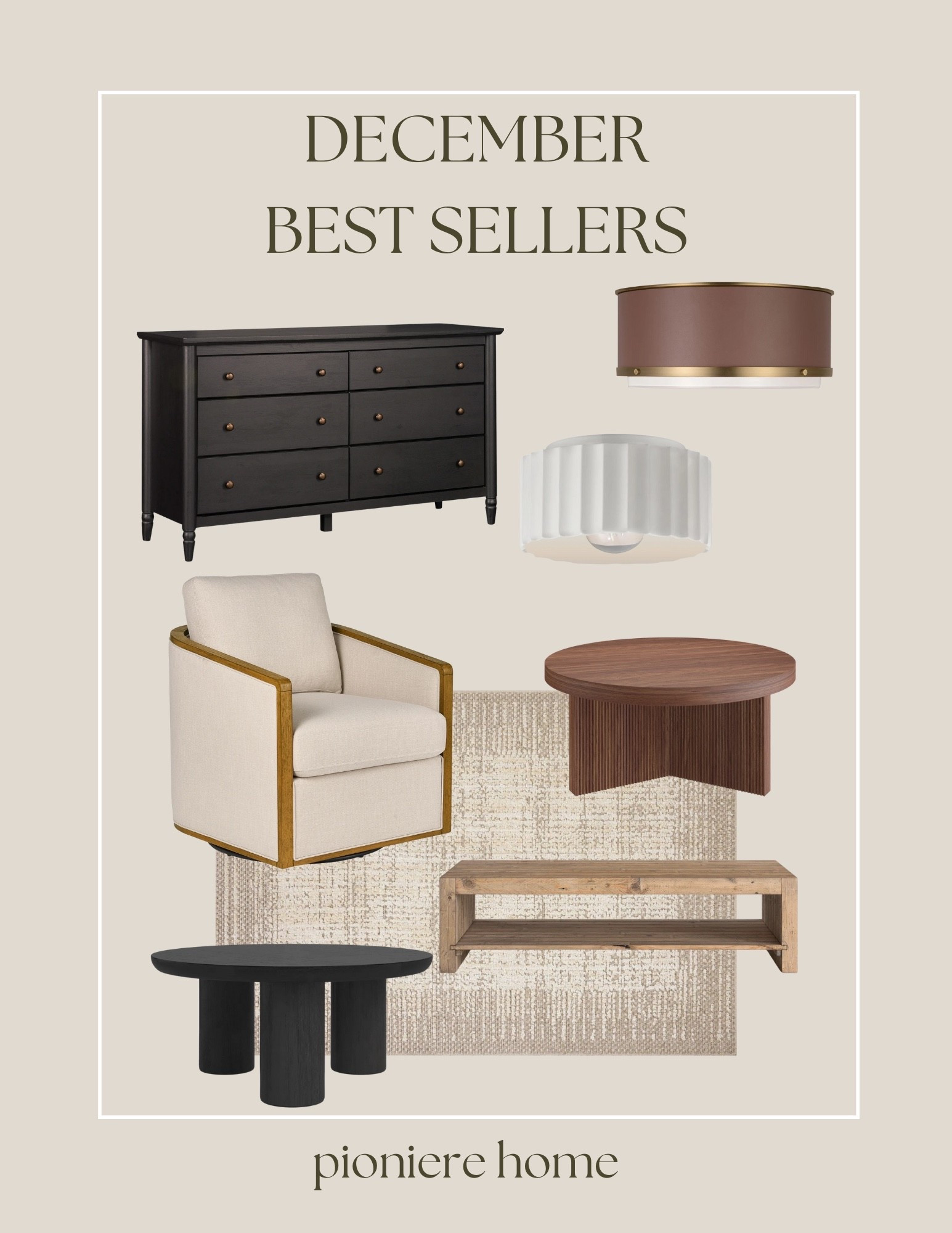 December best sellers. Coffee tables, loloi rugs, flushmount lighting, Wayfair finds, budget home finds, Walmart furniture  

#LTKSeasonal #LTKHome #LTKSaleAlert
