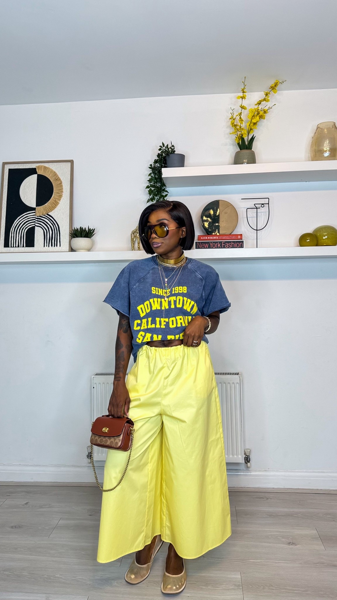 Serving downtown California vibes, but make it fashion 💛🕶️