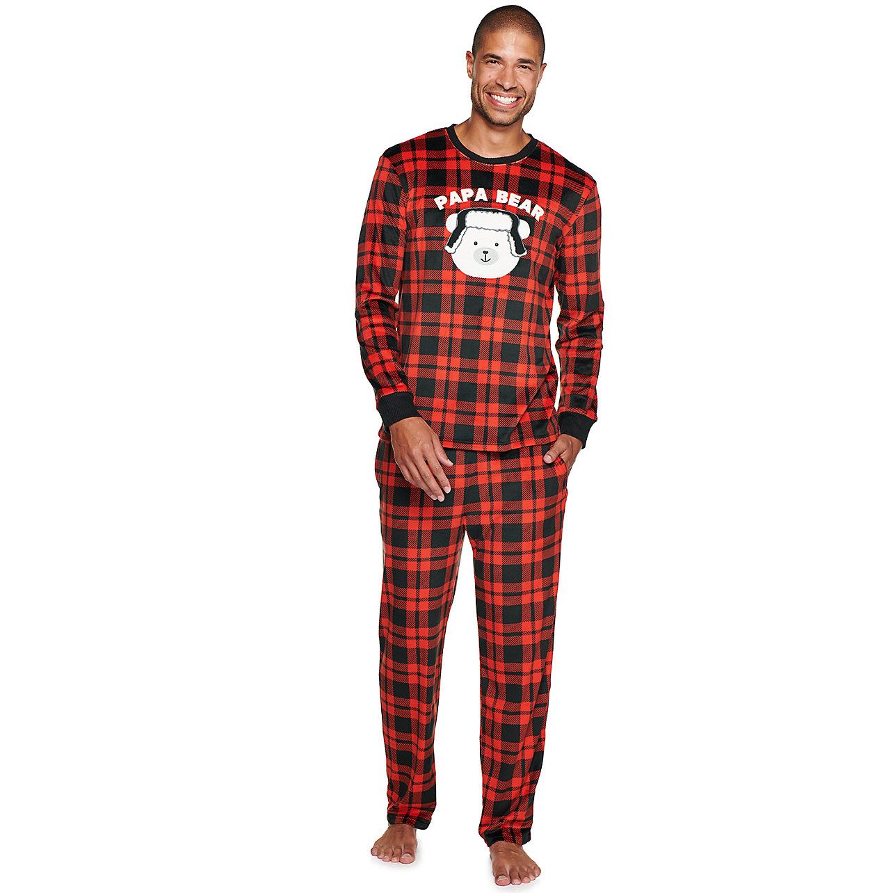 Men's Jammies For Your Families® Cool Bear Plaid "Papa Bear" Pajama Set by Cuddl Duds® | Kohl's