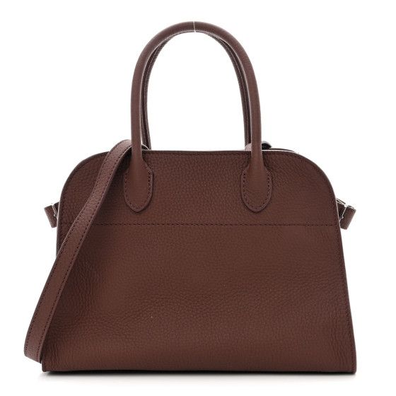 Grained Calfskin Soft Margaux 10 Bag Dark Mocha | FASHIONPHILE (US)