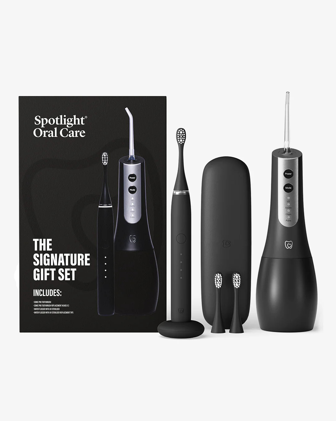 The Signature Gift Set - Jet Black | Spotlight Oral Care