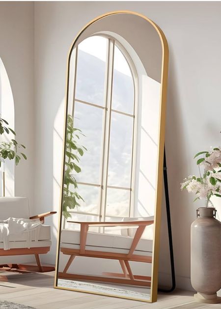 Arched full length mirror at a great price.  Home decor, bedroom decor 

#LTKHome #LTKStyleTip #LTKSeasonal