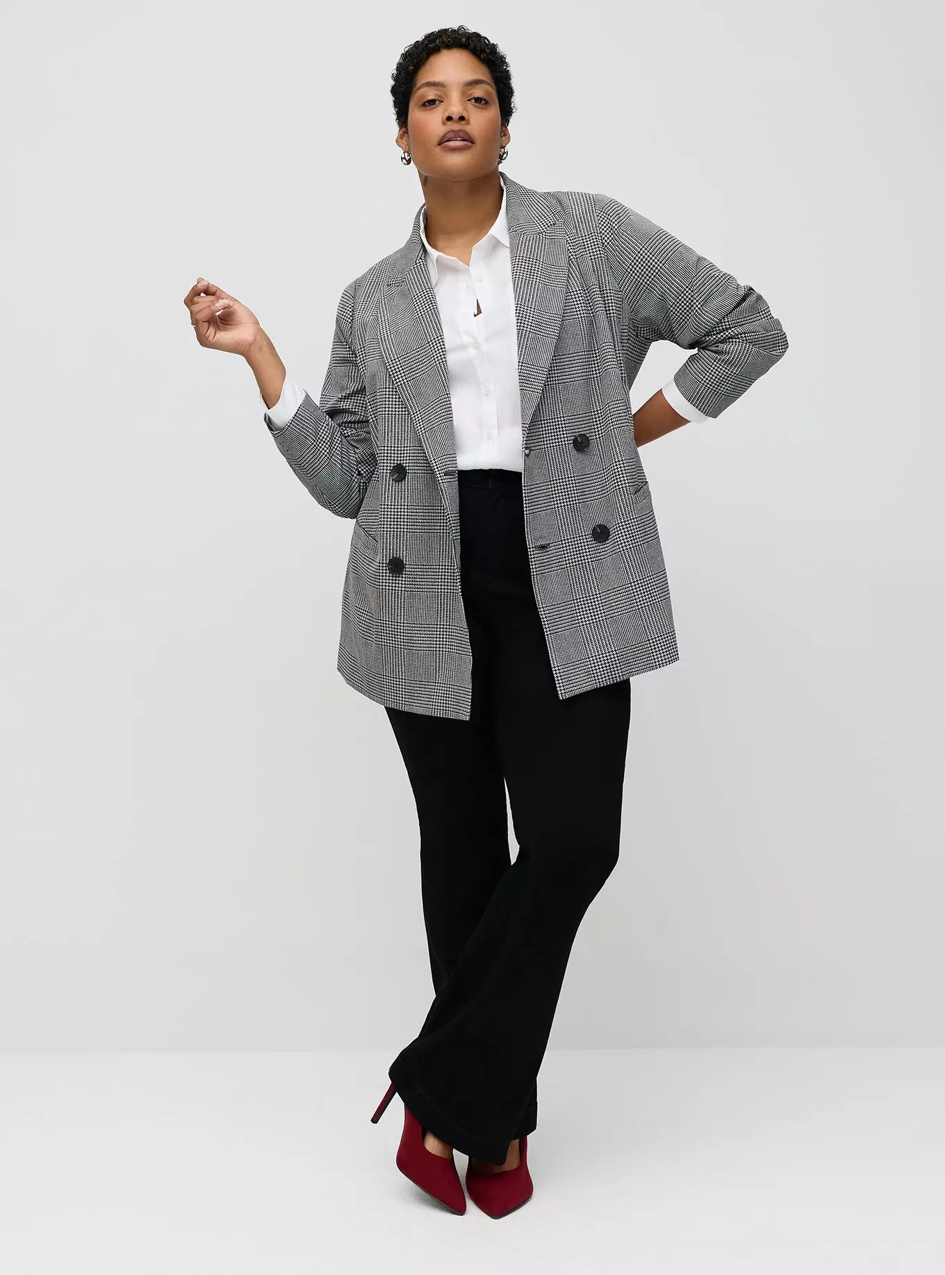 Relaxed Double Breasted Blazer | Torrid (US & Canada)