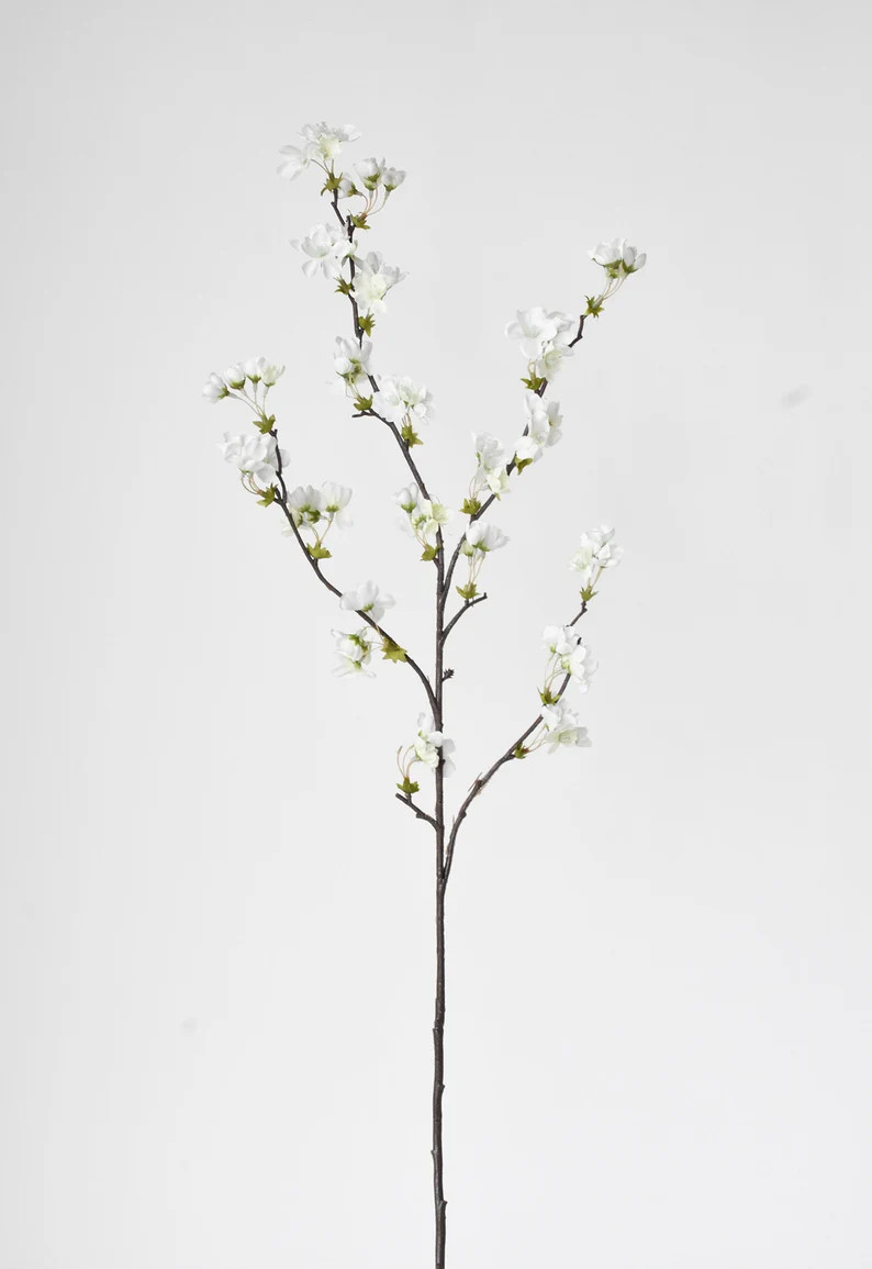 36 Faux Quince Blossom Cream / White - Etsy | Etsy (US)