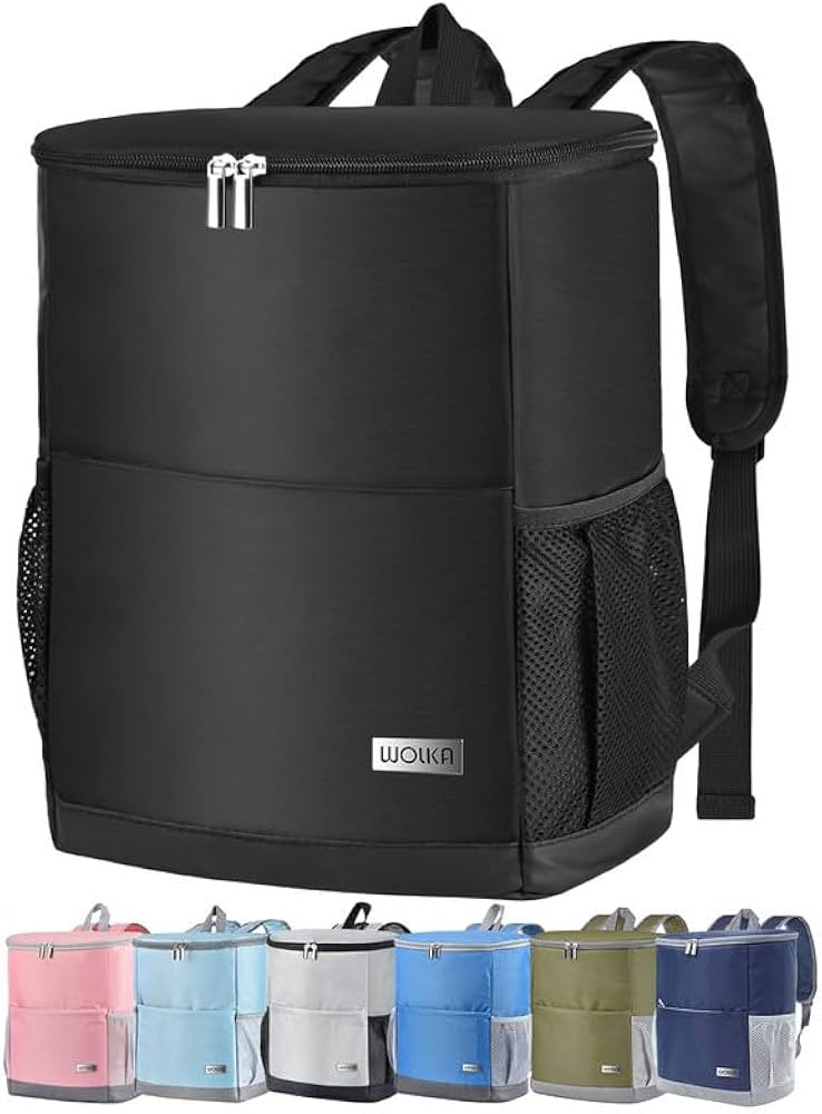 Insulated Cooler Backpack Outdoor - Leak Proof Backpack Cooler 30 Cans, Waterproof Lightweight Co... | Amazon (US)