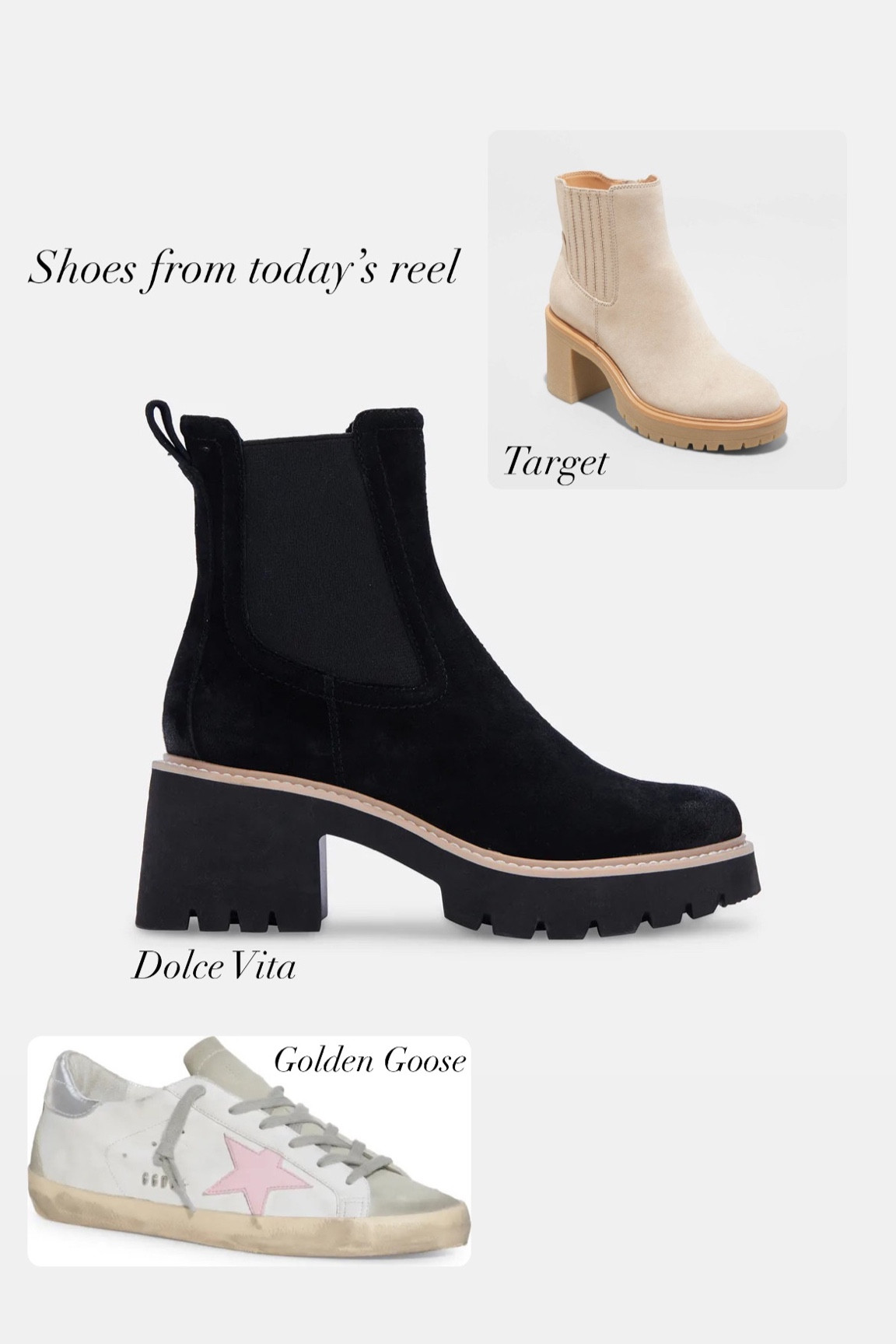 Three Shoes From Tonight’s REEL!! 

#LTKshoecrush #LTKstyletip #LTKSeasonal