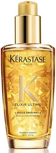 Kerastase Elixir Ultime L'Huile Original Beautifying Hair Oil 3.4 Ounce, Yellow | Amazon (US)