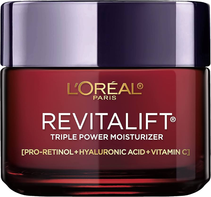 L’Oreal Paris Skincare Revitalift Triple Power Anti-Aging Face Moisturizer with Pro Retinol, Hy... | Amazon (US)