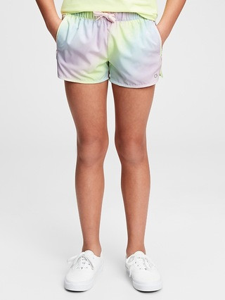 GapFit Kids Recycled Tie-Dye Running Shorts | Gap (US)