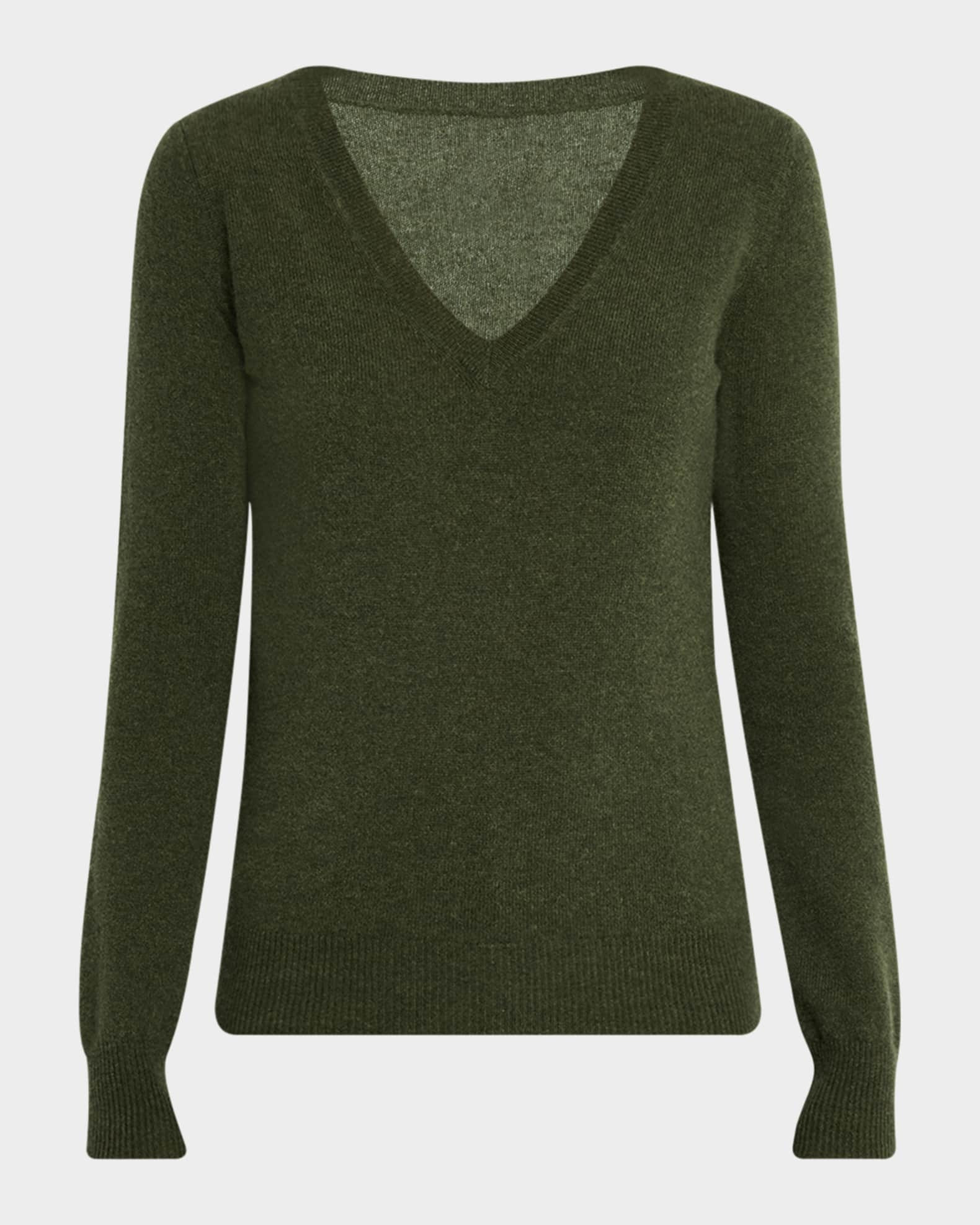 Cashmere Classic V-Neck Sweater | Neiman Marcus