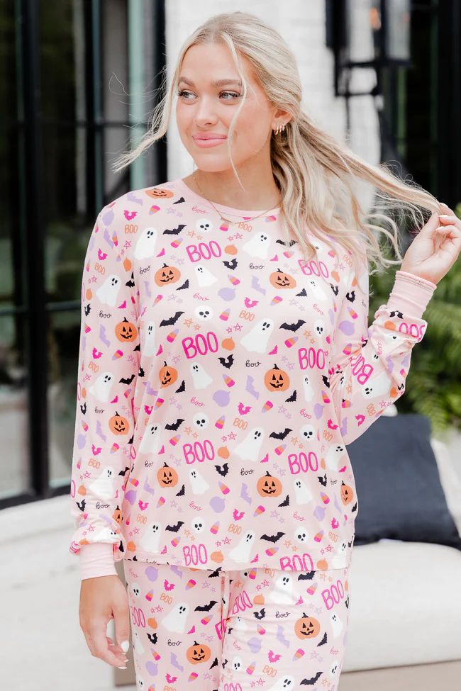 Halloween Icon Pajama Top | Pink Lily