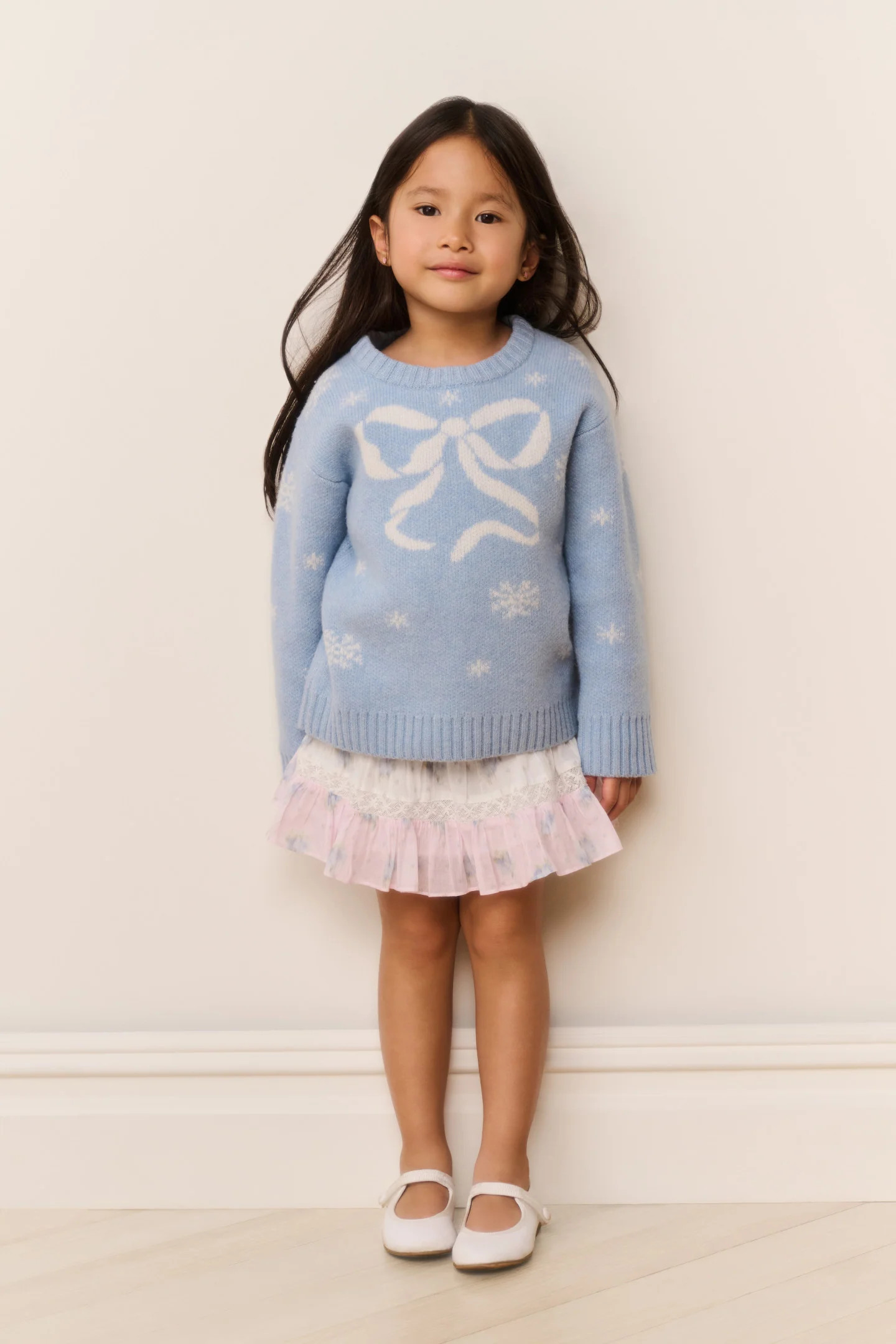 Little Girls Mintley Wool Pullover | LoveShackFancy