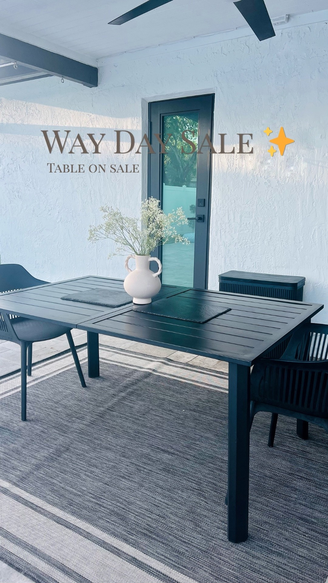 If you’ve been waiting for Way Day… this is your sign 👀✨@Wayfair 
Our outdoor table is finally on sale, we use this for everyday + hosting. 

#LTKHome #LTKSaleAlert