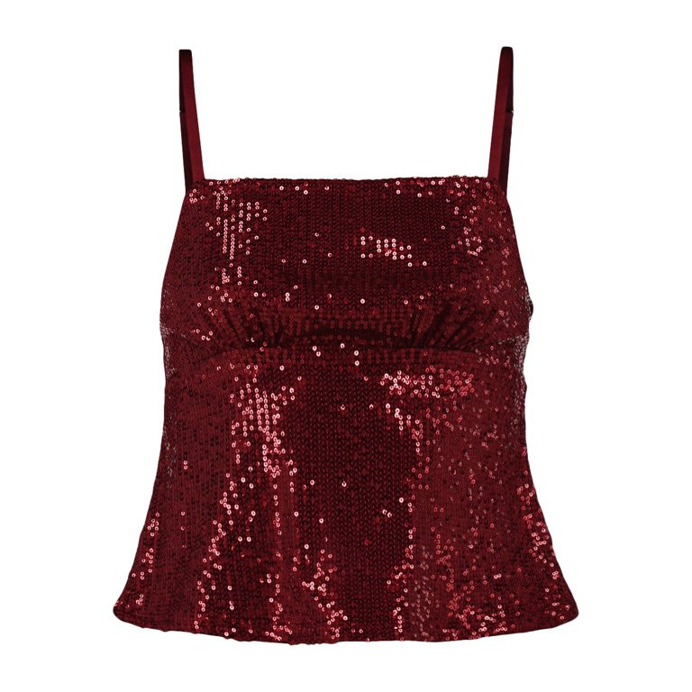 No Boundaries Sequin Cami Top, Women's and Women’s Plus | Walmart (US)