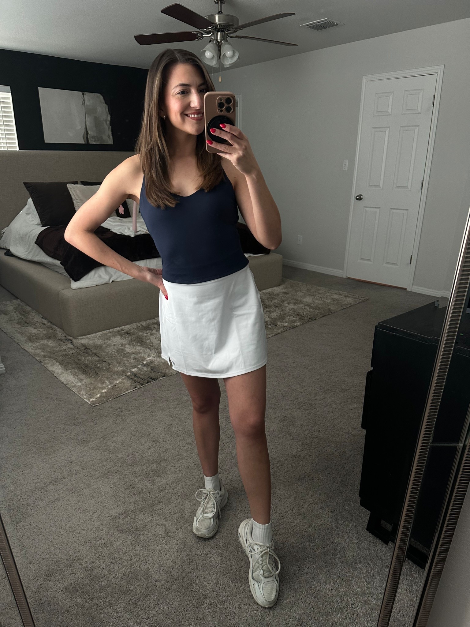 I live in cute and comfy athletic clothes in the summer(bc it’s so hot and I’m always covered in baby spit up lol) and this set is comfy + giving Meredith Blake vibes 💁🏻‍♀️ 

#LTKActive #LTKPetite #LTKFindsUnder50