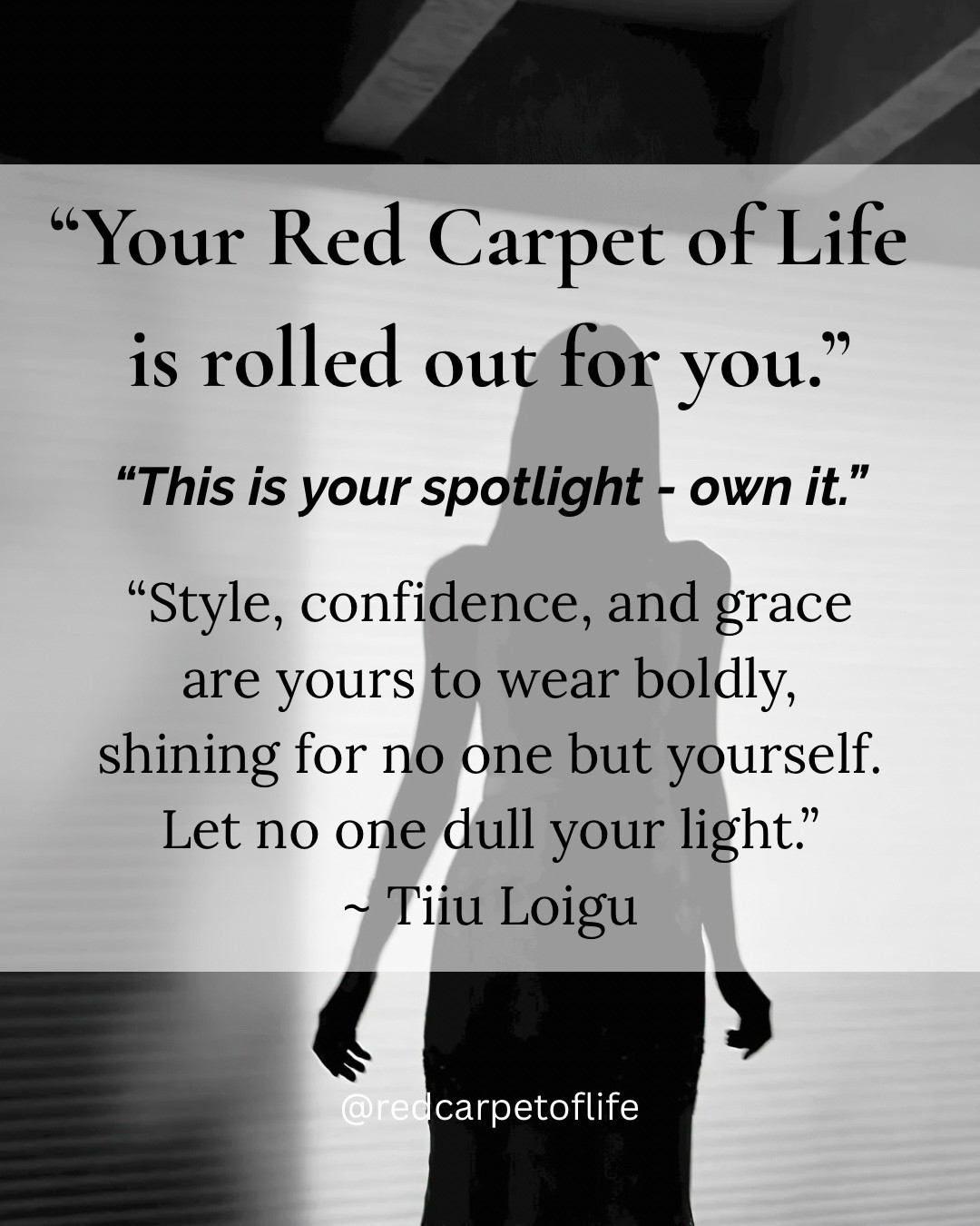 Not to impress. Not to compete. But to celebrate who you are - unapologetically, authentically, and beautifully. 

Style, confidence, and grace don’t have an expiration date. They evolve with you. At 50 and beyond, we don’t shrink to fit in - we shine to stand out. 

This is your spotlight.  Own it. 
#StyleWithConfidence
Red Carpet of Life | Women over 50 