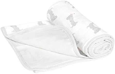 aden + anais Aden Stroller Blanket, 100% Cotton Muslin, 2 Layer Lightweight and Breathable, 27.5 ... | Amazon (US)