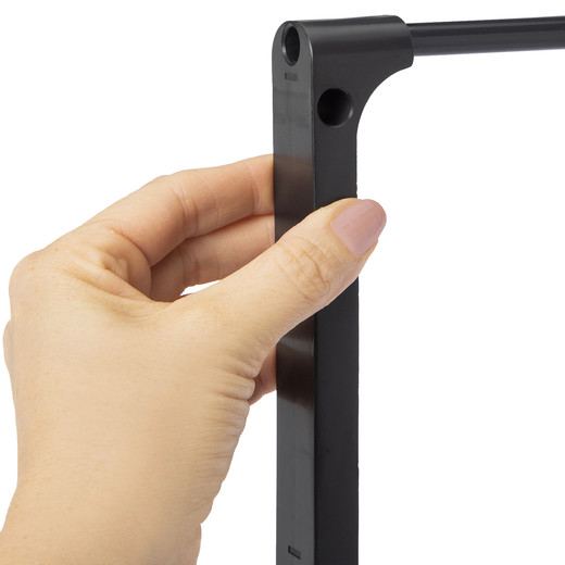 deluxe 6-cube storage rack 31.49in x 37.4in - black | Five Below
