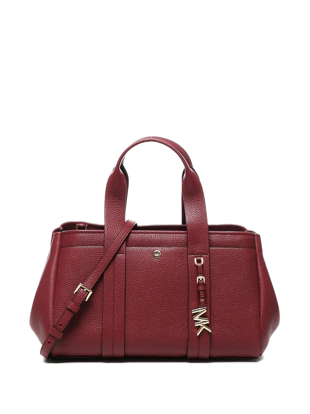 Michael Kors small Romee leather top-handle tote bag - Red | Farfetch Global