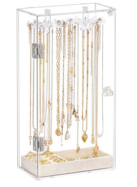 Jewelry organization, jewelry holder, necklace, earrings, Kendra Scott 

#LTKfindsunder50 #LTKGiftGuide #LTKstyletip