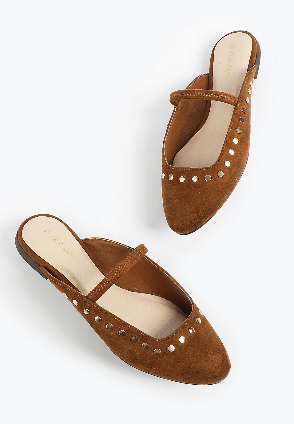 SuperCush Studded Flat Mule | Maurices