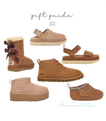 #giftguide featuring UGG 🤎🧸 #mensshoes #ugg #slippers #womensshoes #kidsshoes 

#LTKGiftGuide #LTKSeasonal #LTKfamily