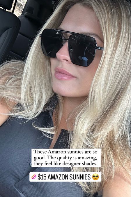 Amazon sunglasses 
Black sunglasses 
Aviator shades 