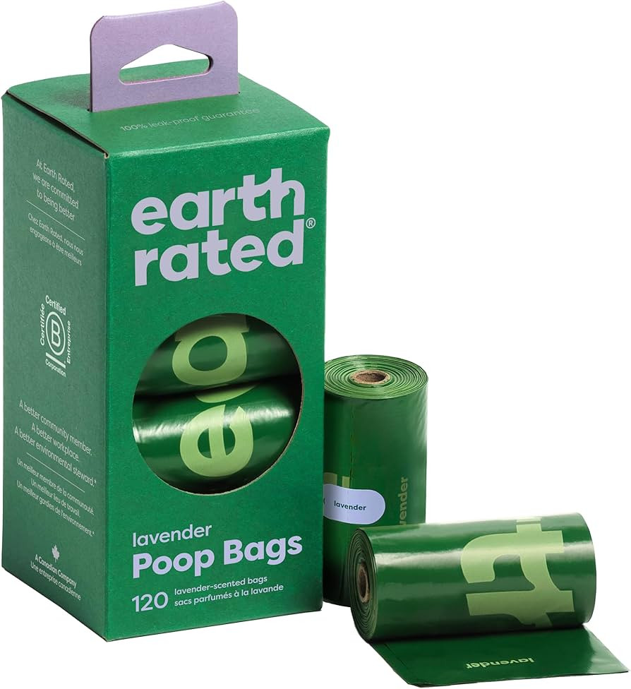 Earth Rated Poop Bags for Dogs Guaranteed Leak Proof and Extra Thick Waste Bag Refill Rolls, Lave... | Amazon (US)