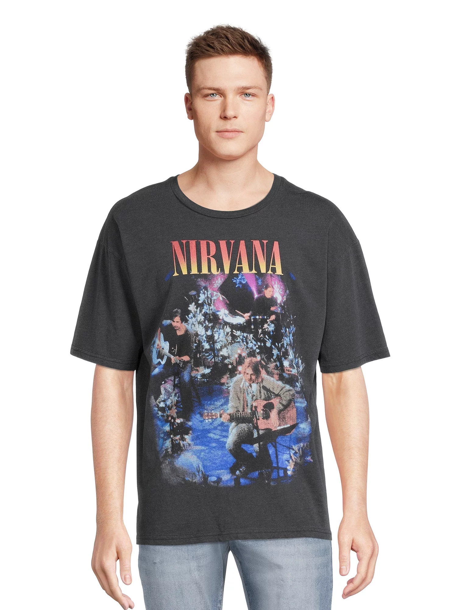 Nirvana Men's & Big Men's Oversize Graphic Tee | Walmart (US)