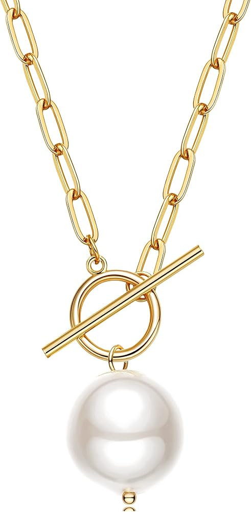 CHESKY 14k Gold Plated Dainty Choker Necklace for Women, Beaded Choker Cuban Link, Cute Trendy Sa... | Amazon (US)