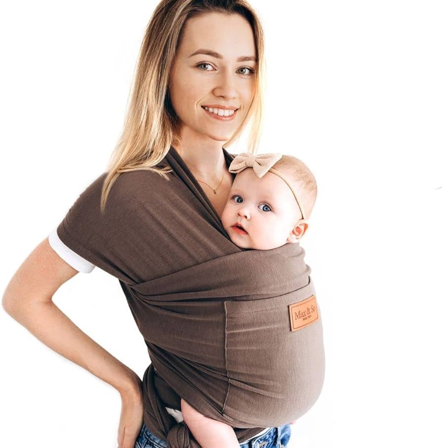 Baby Carrier Newborn to Toddler Premium Cotton Baby Sling Baby Wraps Carrier Infant Carrier Newbo... | Amazon (US)