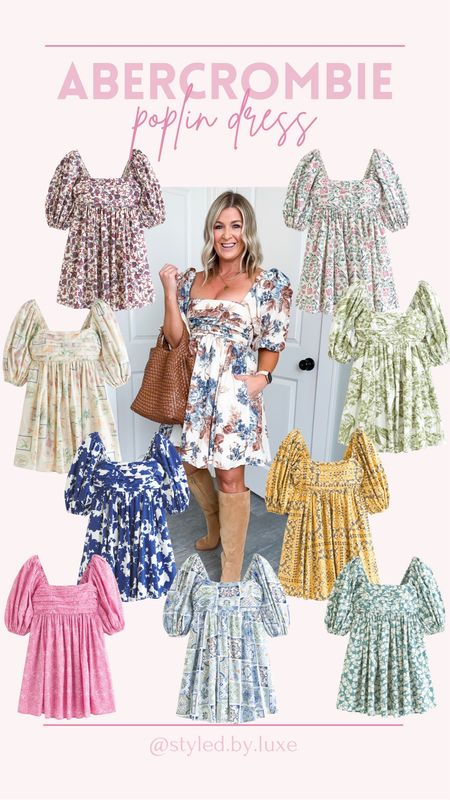 Abercrombie’s poplin dress now comes in so many colors!

Mini dress, babydoll dress, fall dress, floral dress, puff sleeve dress, summer dress, fall outfits 

#LTKfindsunder100 #LTKSeasonal #LTKstyletip