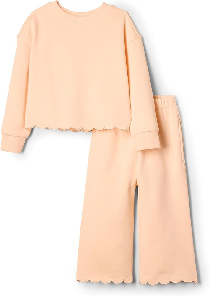 Amazon Essentials x Sofia Grainge Toddlers and Baby Girls' French Terry Pant and Top Set | Amazon (US)