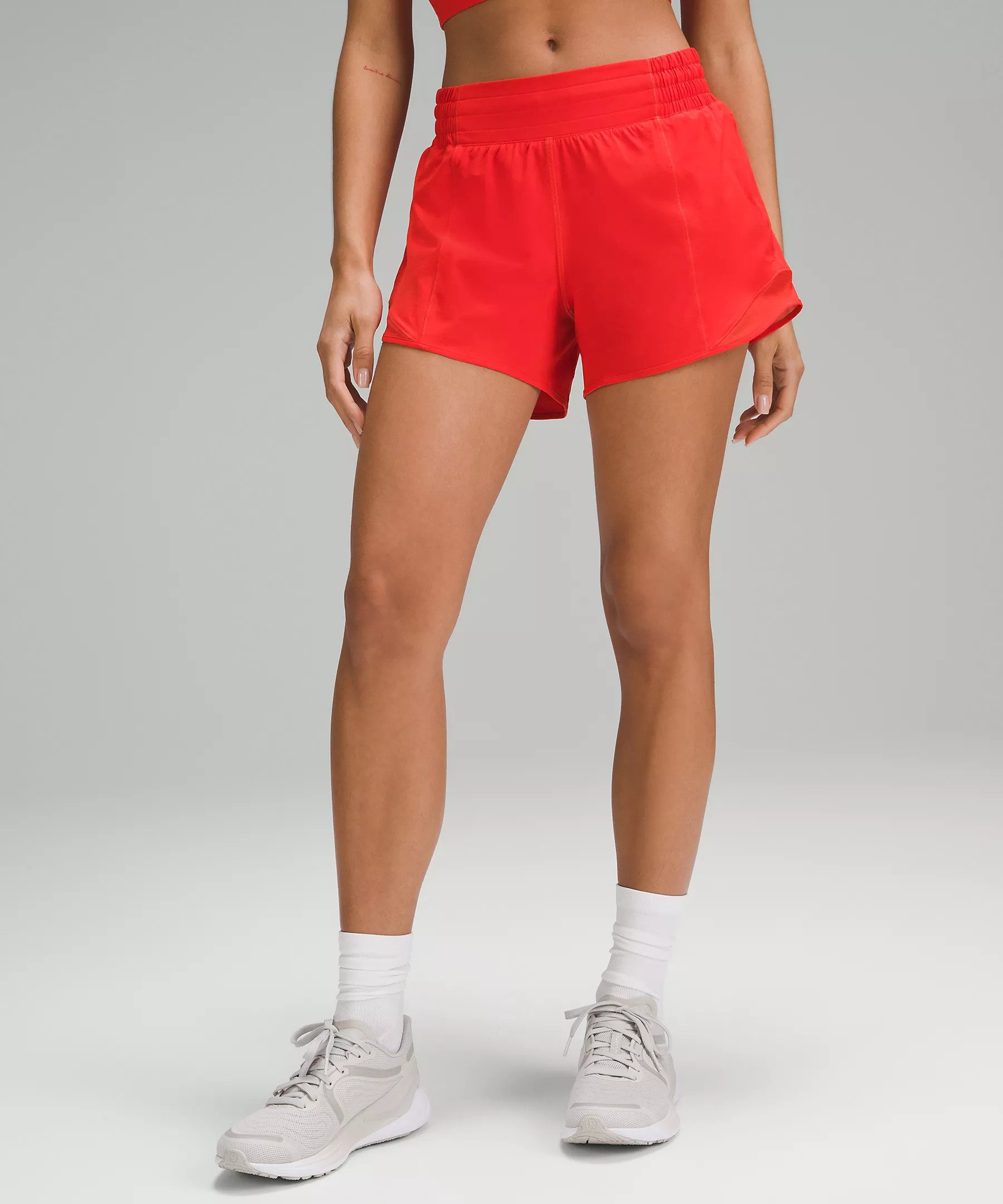 Hotty Hot High-Rise Lined Short 4" | Women's Shorts | lululemon | Lululemon (US)