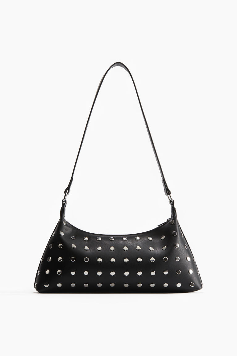 H & M - Studded Shoulder Bag - Black | H&M (US + CA)